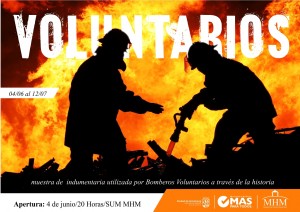placa muestra voluntarios