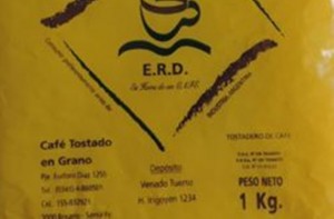 Café tostado en grano marca E_R_D_ 01