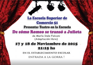 teatro en la escuela.