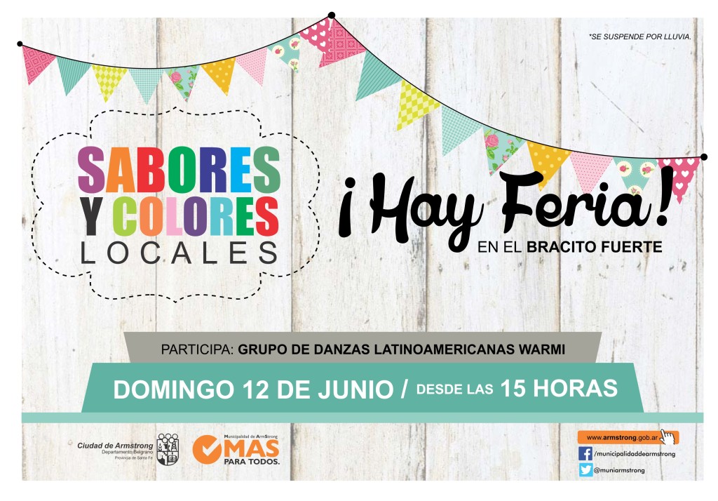 SABORES Y COLORES JUNIO 2016