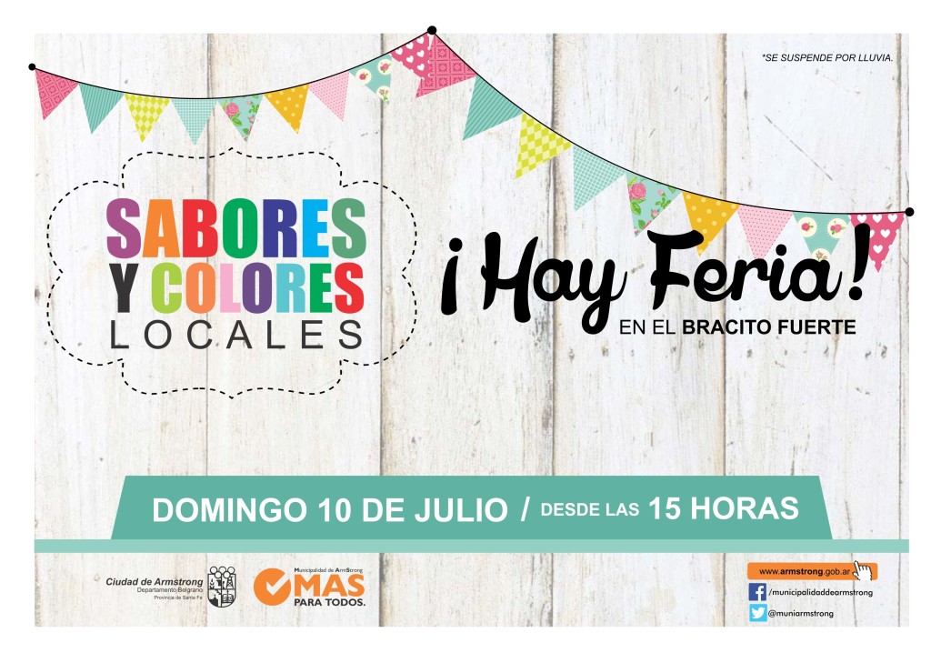 SABORES Y COLORES JULIO 2016