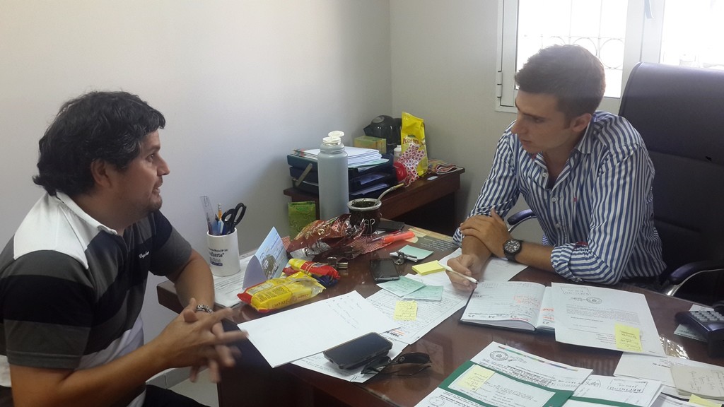 Mauroni se Reunió con el Delegado de la Región V de Educación -armstrong-y-region