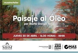muestra taller paisaje al oleo mhm