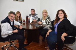 agustín rossi y diego mansilla con sind empl comercio de armstrong