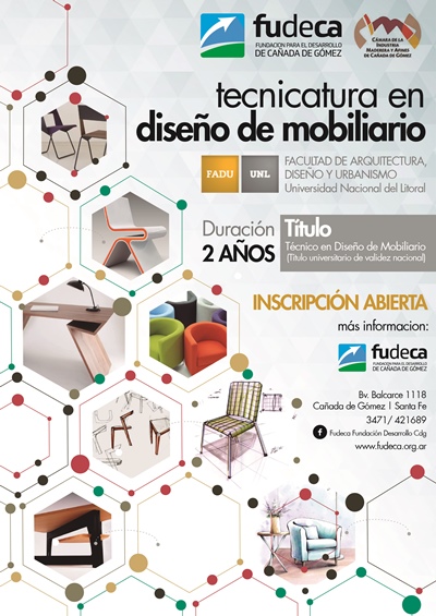 Tecnicatura en Diseño de Mobiliario en Cañada.‏