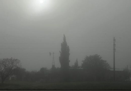 Informe especial del Servicio Meteorológico Nacional por bancos de niebla.