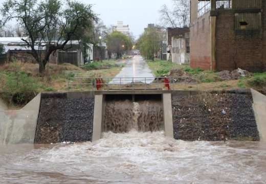 Cañada de Gómez. Autoridades municipales destacan el comportamiento de obras hídricas.