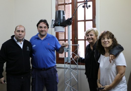 Cañada de Gómez. El municipio adquirió una estación meteorológica automática.