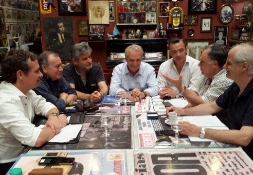 Diego Mansilla se reunió con sus compañeros del FPV en el parlamento del Mercosur.