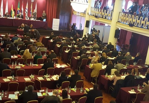 Diego Mansilla en la XXXVIII Sesión Ordinaria del Parlamento del Mercosur.