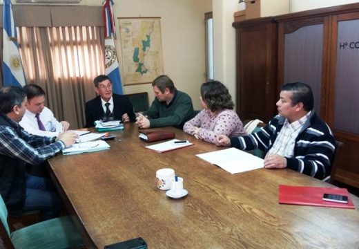 El Senador Guillermo Cornaglia visitó el Concejo Municipal de Las Rosas.