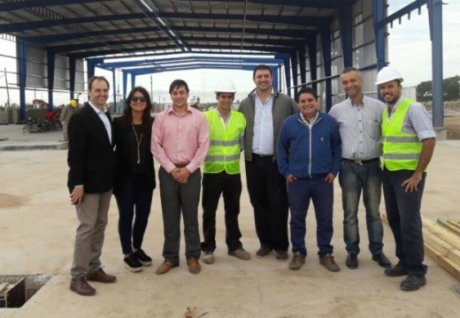 Avanzan las obras de la nueva planta para el reciclado de silos bolsa en Cañada de Gómez.