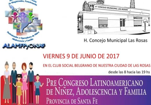 Pre- Congreso de adolescencia, niñez y familia en Las Rosas.
