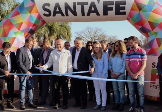 Lifschitz inauguró la repavimentacion de la Ruta N° 65. Tramo San Genaro-Las Rosas.