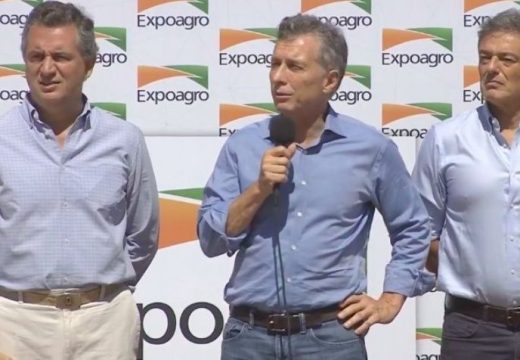 Macri anunció beneficios para productores afectados por la sequía.