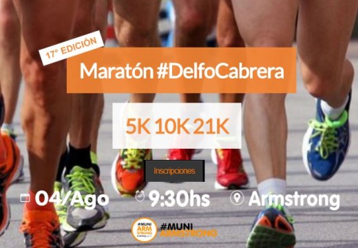 Cuenta regresiva. 17° Maratón Homenaje a Delfo Cabrera.