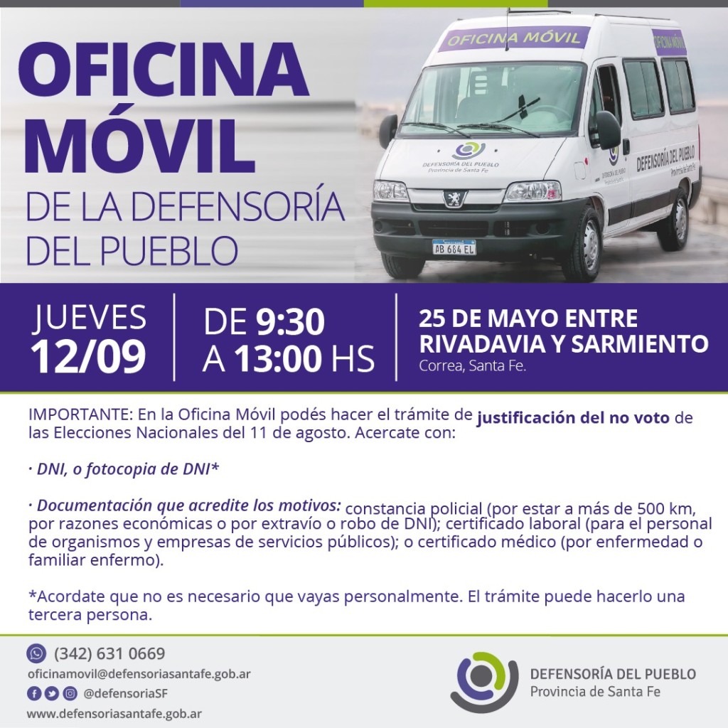 Defensoria del pueblo - SEP 19