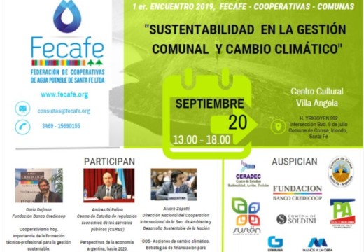 Jornada sobre “Sustentabilidad en la gestión comunal y cambio climático”