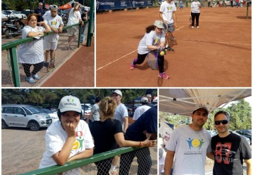 Roldán: la Escuela de Las Rosas participó del 10° Encuentro de Tenis adaptado