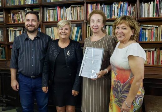 Clérici propuso declarar como patrimonio histórico y cultural a la Biblioteca Rivadavia
