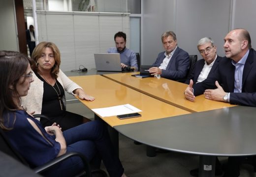 Perotti se reunió con ministros y funcionarios nacionales en Buenos Aires.