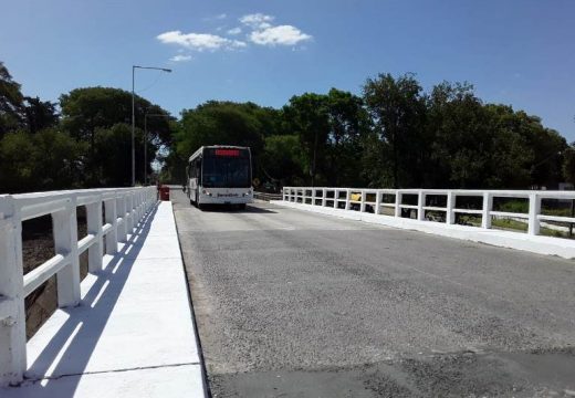 Finalizaron las obras en el Puente de RN 11 sobre el Rio Carcaraña.