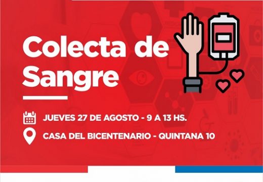 Cañada de Gómez. Hospital, Municipio y Cudaio realizan nueva jornada de colecta de sangre.