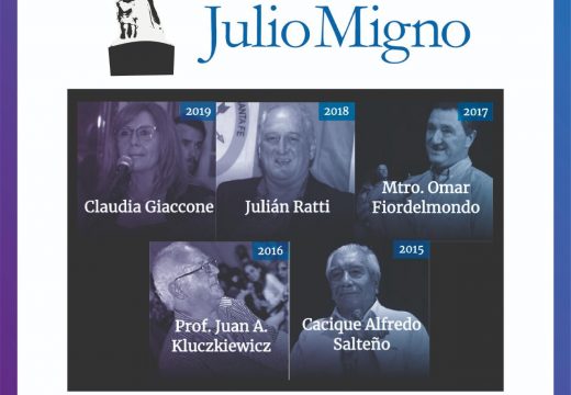 Una nueva edición del Premio Provincial Julio Migno se pone en marcha.