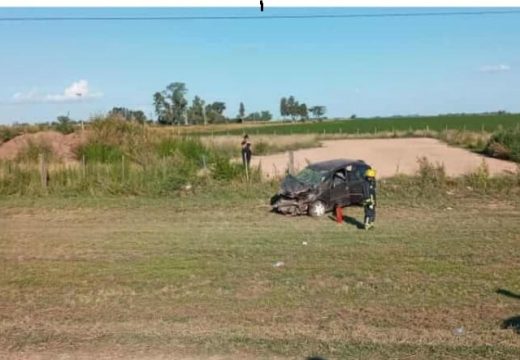 Accidente fatal en Ruta 178 frente a campo Paolucci.