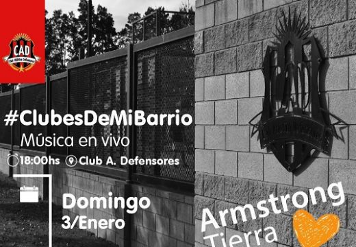 Hoy, Armstrong Tierra Mía en el Club Atlético Defensores.