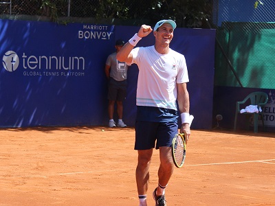 Facundo Bagnis está en los cuartos de final del Challenger de Oeiras.