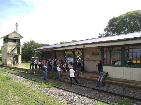 Cañada de Gómez. Día de la Memoria: el acto en la Estación.