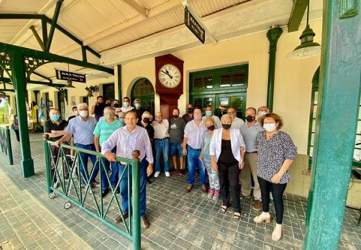 Cañada de Gómez. Municipio avanza en la recuperación del patrimonio ferroviario previo a la vuelta del tren de cercanía.