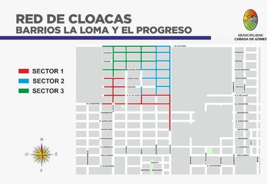 Clérici envió al concejo proyecto para red cloacal para barrios la loma y el progreso.