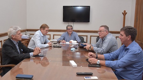 El Senador Cornaglia se reunió con el ministro de seguridad.