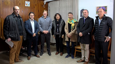 El senador Cornaglia inauguró el nuevo puesto de documentación en Montes de Oca.