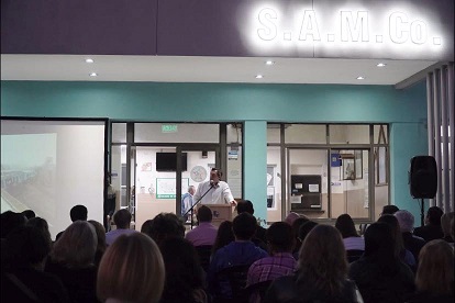 Se inauguró el nuevo ingreso del SAMCo local.