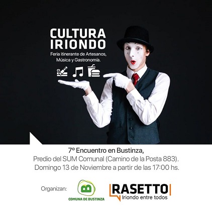 Rasetto y Ballori invitan a la Feria Cultura Iriondo en Bustinza.
