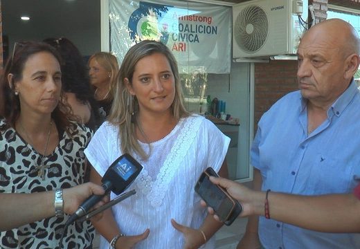 Lucila Lehmann, Gerardo Colotti y referentes locales de cara a las elecciones.