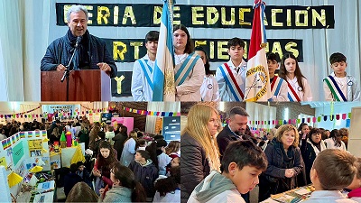 Casalegno y Di Paola presentes en la feria de Educación, Artes, Ciencias y Tecnología en Escuela Belgrano.