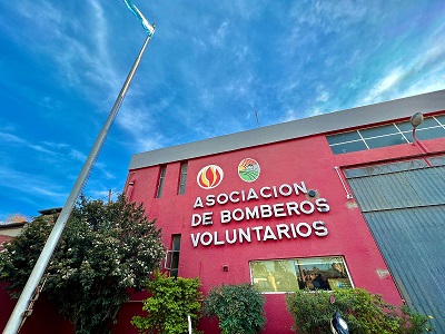 Cañada de Gómez: Respaldo del municipio a obras en cuartel de bomberos.