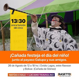Rasetto celebra el día del niño en Cañada de Gómez.