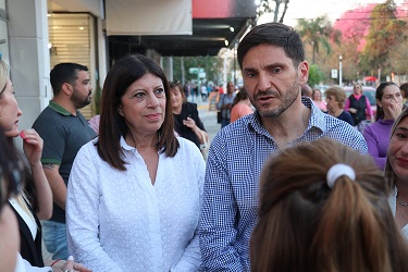 Pullaro y Clara García: “Vamos a dejar atrás la improvisación y el populismo de Perotti”.