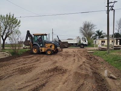 Cañada de Gómez. Municipio avanza con nuevos trabajos para pavimento.