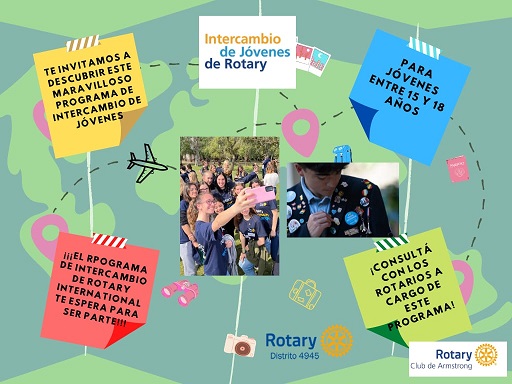 Programa de Intercambio de jóvenes de Rotary Internacional.
