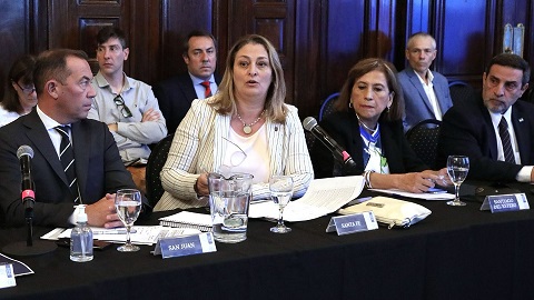 La ministra Ciancio participó del Primer Consejo Federal de Salud.