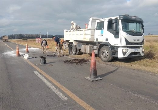 Vialidad Nacional mejora las Rutas Nacionales en diversos puntos de Santa Fe.