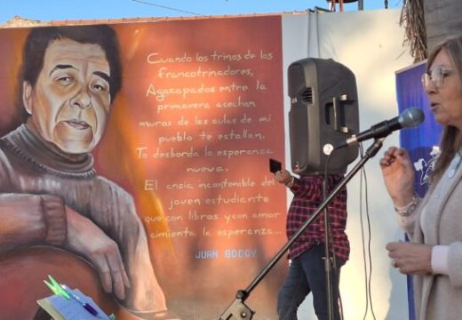 Se inauguró en Armstrong el primer mural del programa «Guitarreros».