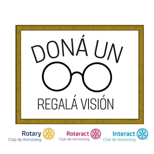 Campaña de donación de marcos de anteojos.