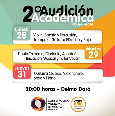 2° Audición académica del Conservatorio 2024.